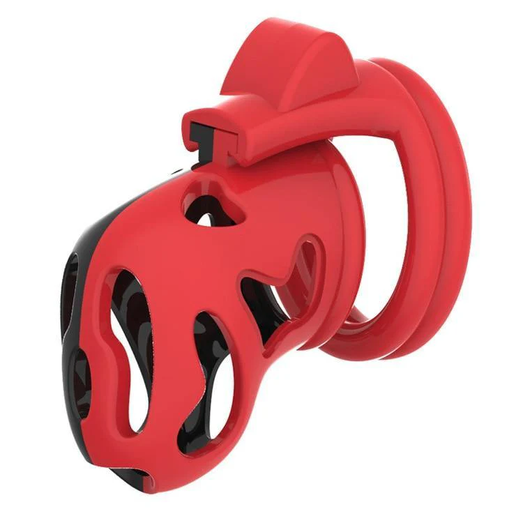 Plastik Peniskäfig Mann 3D printed - Red fire - Image 2