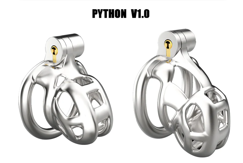 Python V1 & V2 Cobra Cock Mamba Keuschheitskäfig - Image 10