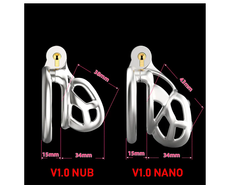 Python V1 & V2 Cobra Cock Mamba Keuschheitskäfig - Image 11
