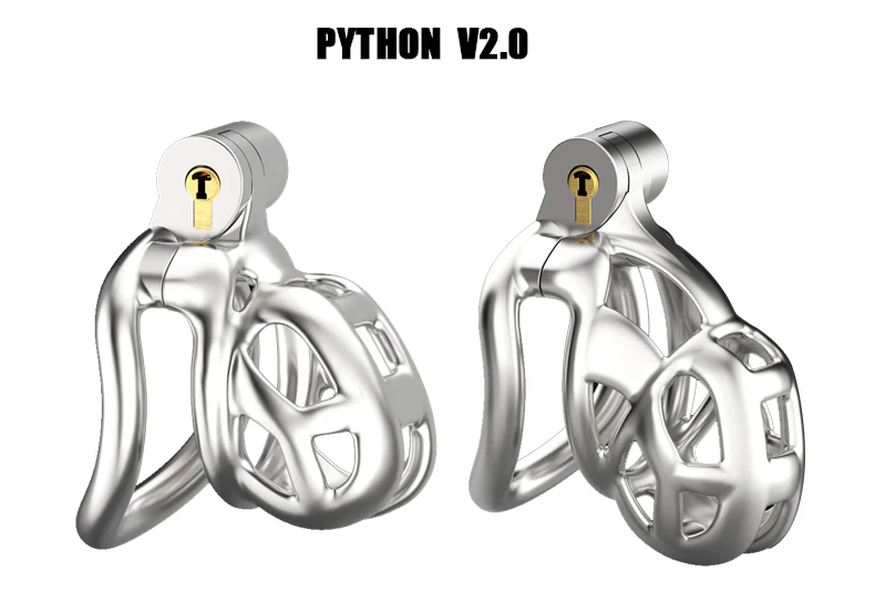 Python V1 & V2 Cobra Cock Mamba Keuschheitskäfig - Image 13