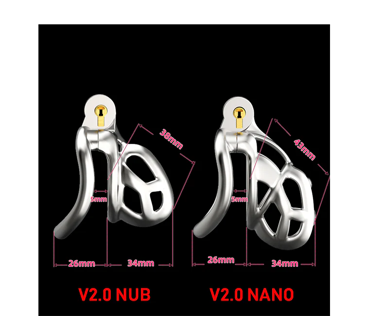 Python V1 & V2 Cobra Cock Mamba Keuschheitskäfig - Image 14