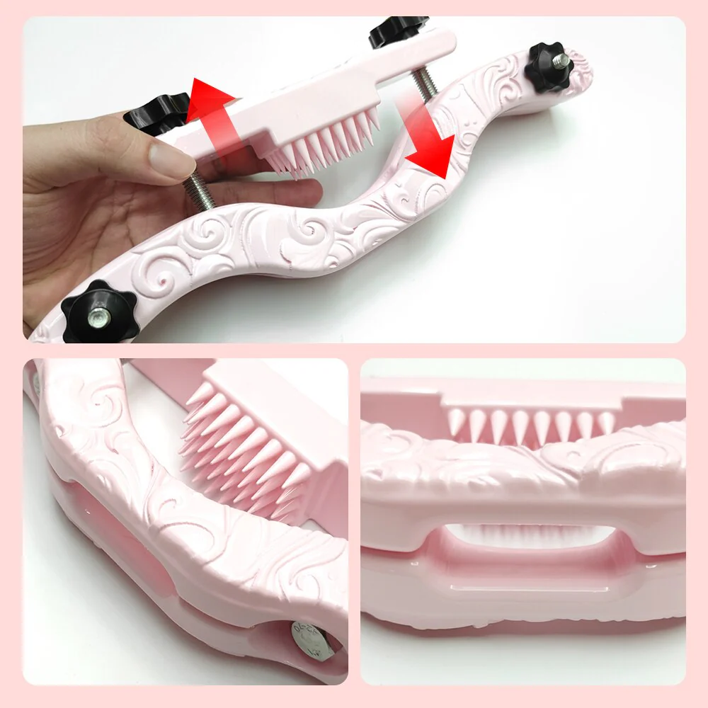 Sinnliche Pink-lila Sissy BDSM Testikel CBT Spitzen-Humbler - Image 4
