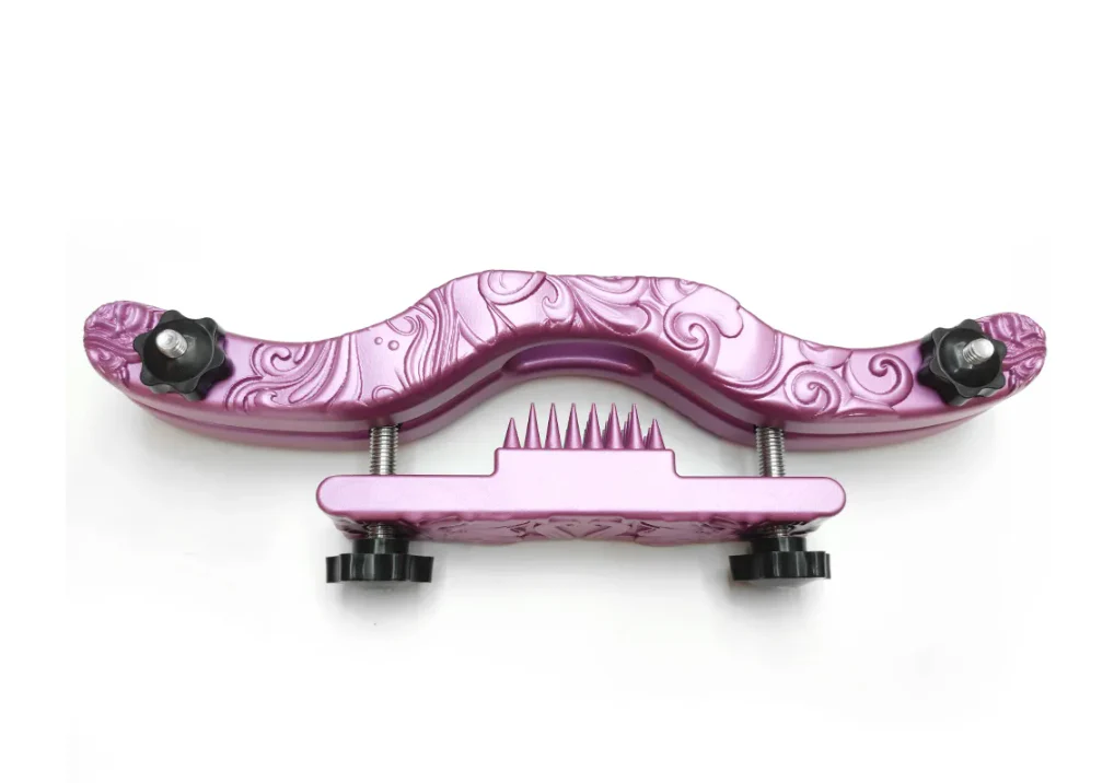 Sinnliche Pink-lila Sissy BDSM Testikel CBT Spitzen-Humbler - Image 6