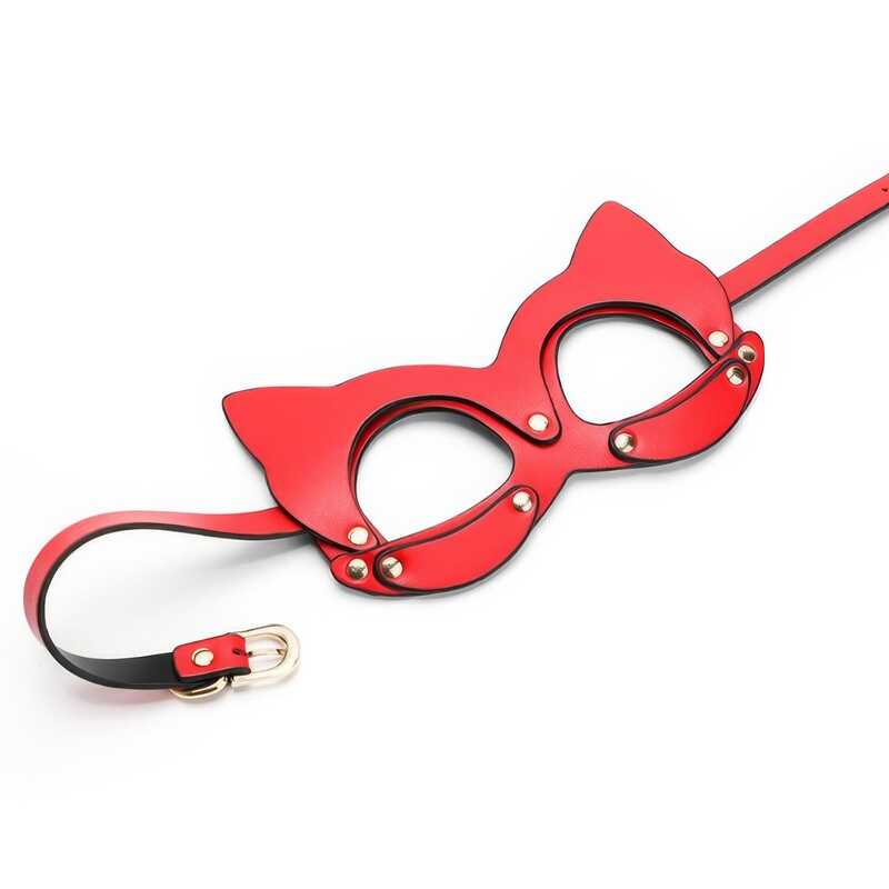 Rote Luxusbdsmmaske - Image 4