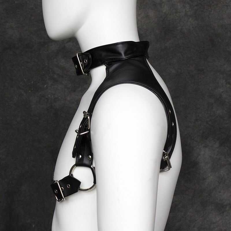 Torsoharness Und Halsband Für Herren BDSM - Image 4