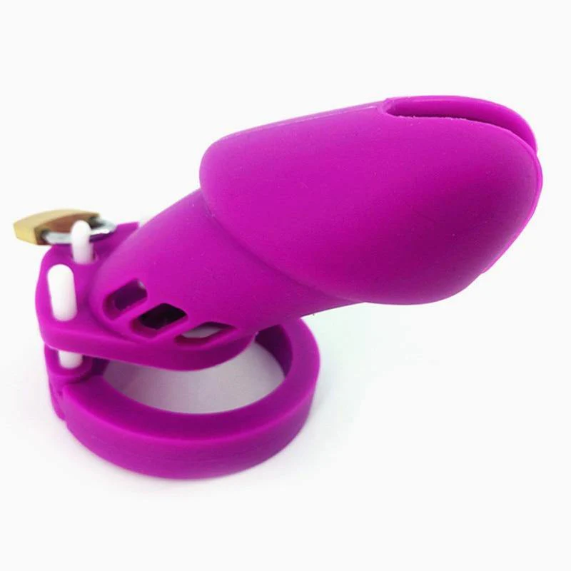 Silikon Keuschheitskäfig Mann - GB6000S Purple - Image 8
