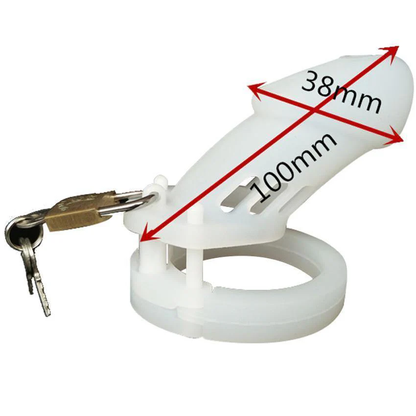 Silikon Peniskäfig für Mann - GB6000S White - Image 6