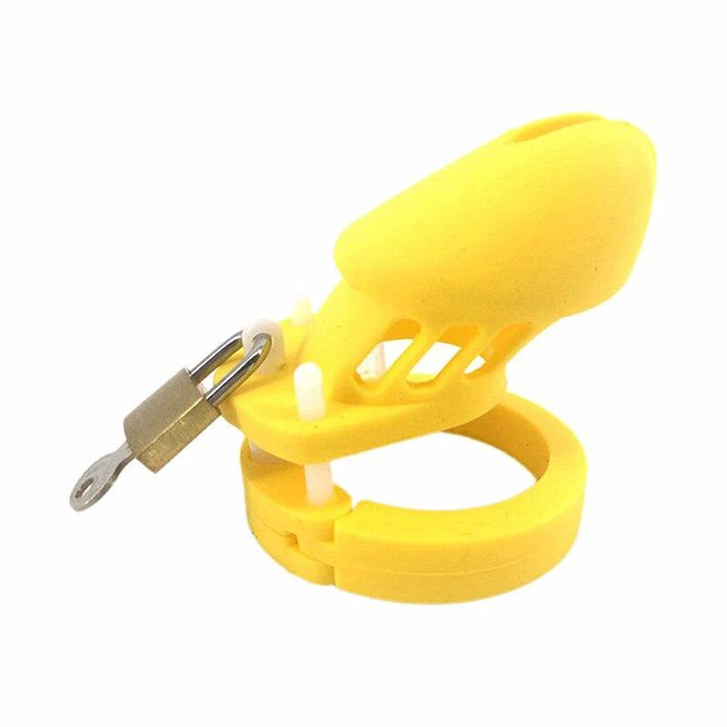 Silikon Peniskäfig Mann - GB6000 Yellow - Image 4