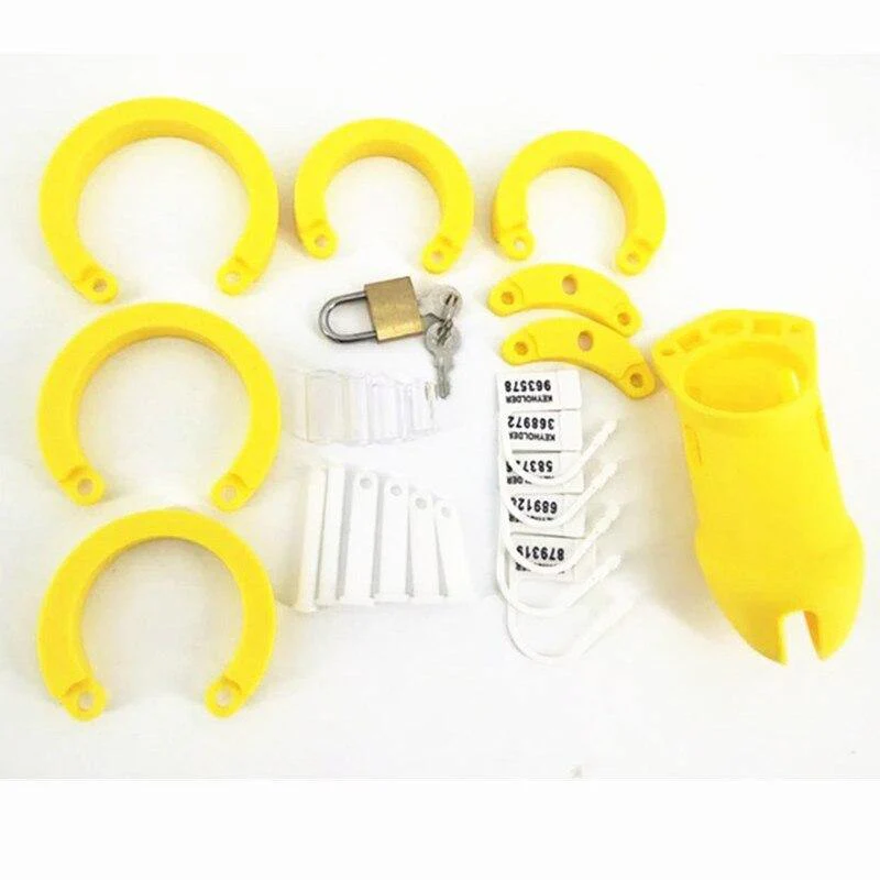 Silikon Peniskäfig Mann - GB6000 Yellow - Image 8