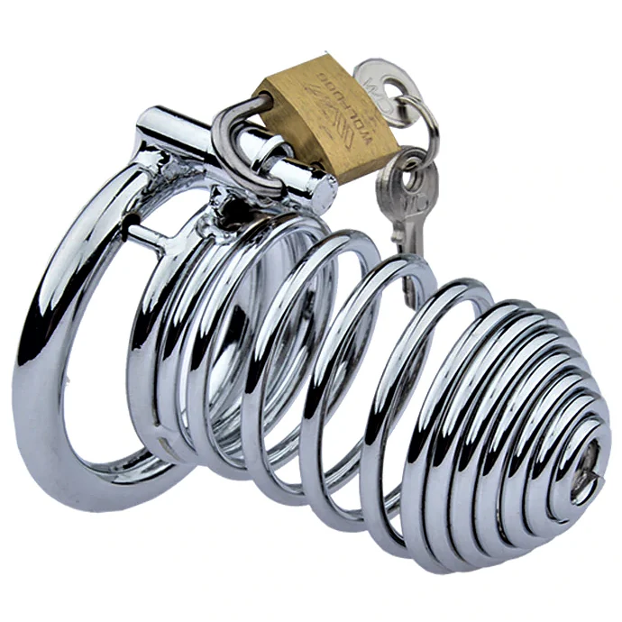 Keuschheitskäfig Für Männer Metall Spirale