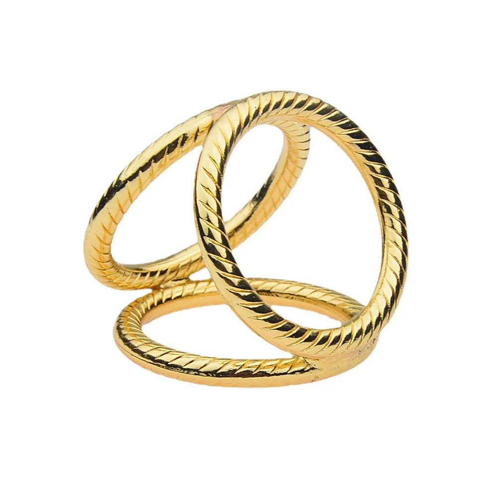 Eleganter dreifacher Ring aus Stahl für Penis und Hoden - Image 4