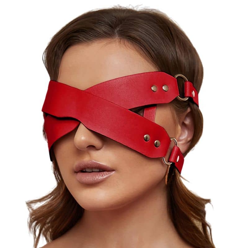 Lederstirnbandmaske BDSM - Image 8