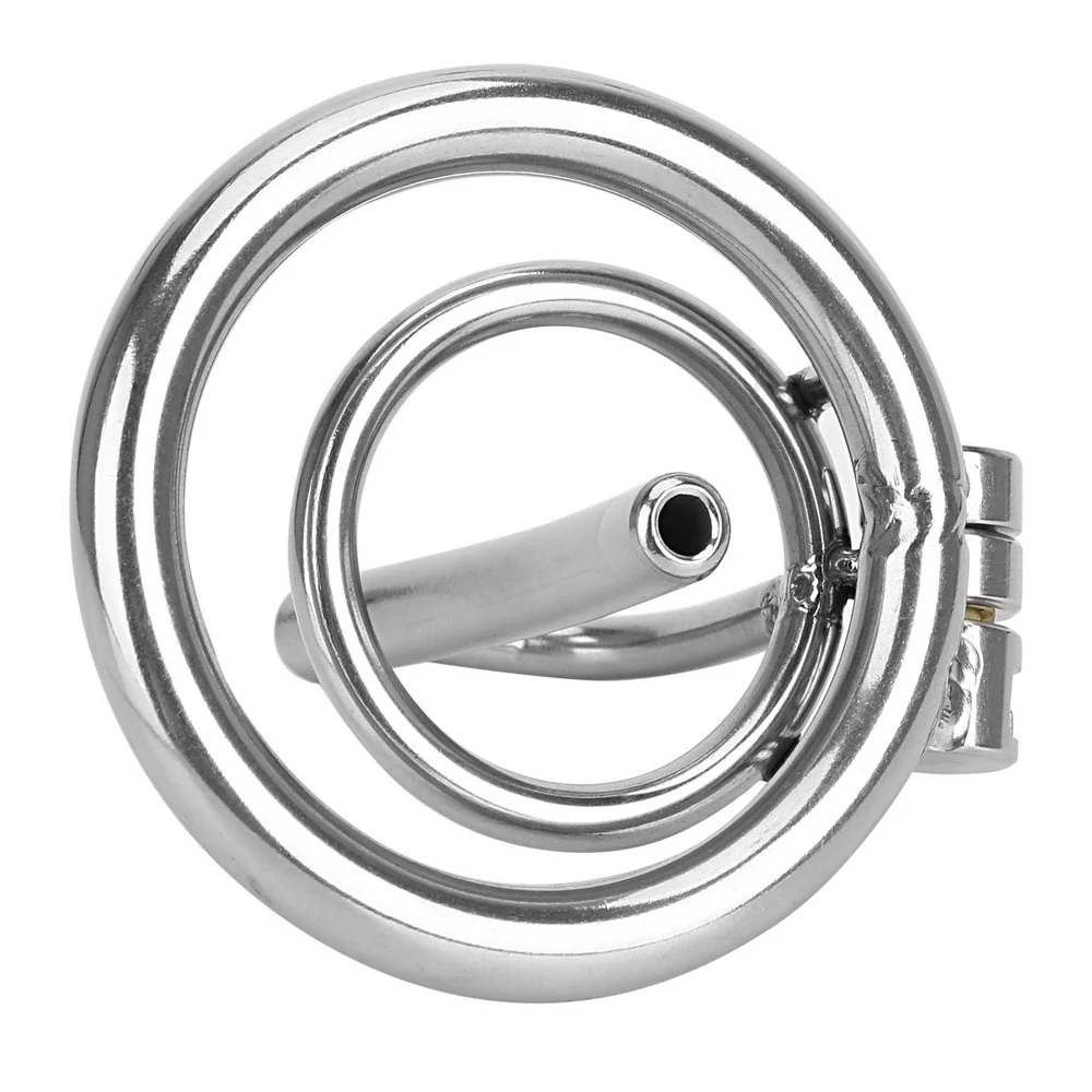 U12 Metall-Keuschheitskäfig mit Katheter - Image 5
