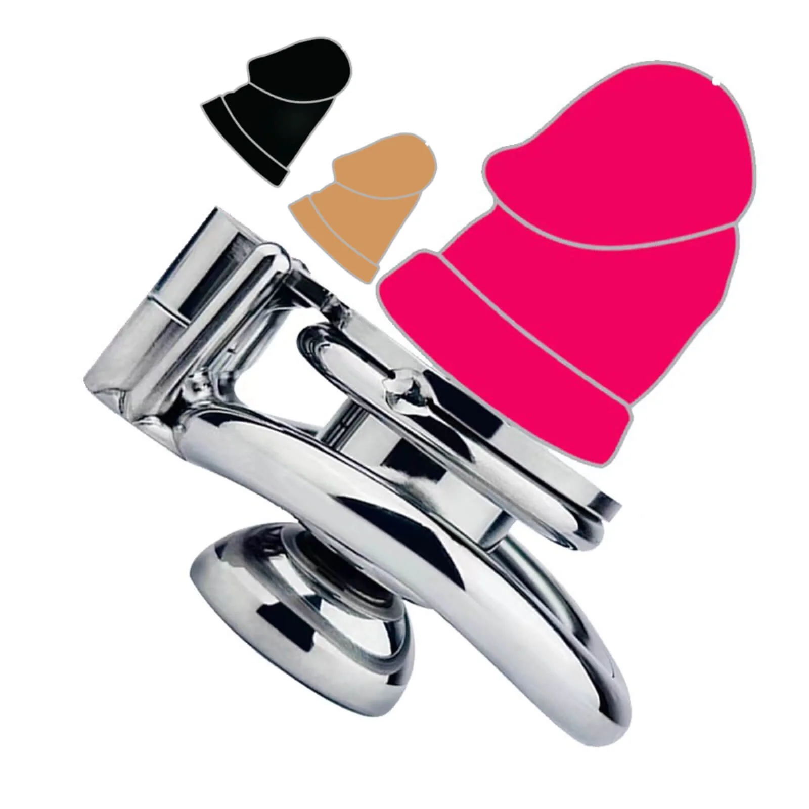 Umgedrehtes Silikon-Dildo-Hülle BDSM Käfig DIY #401 - Image 13