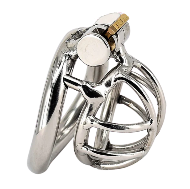 Kurzer Keuschheitskäfig Metall Villandry Xs