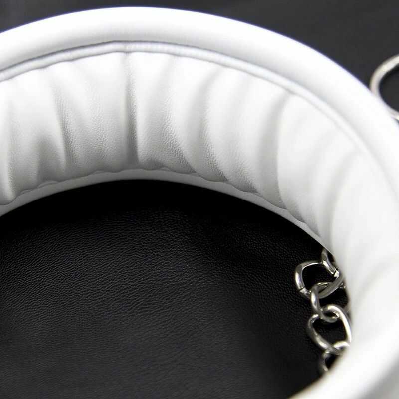 Weißes Bdsm leine halsband - Image 4